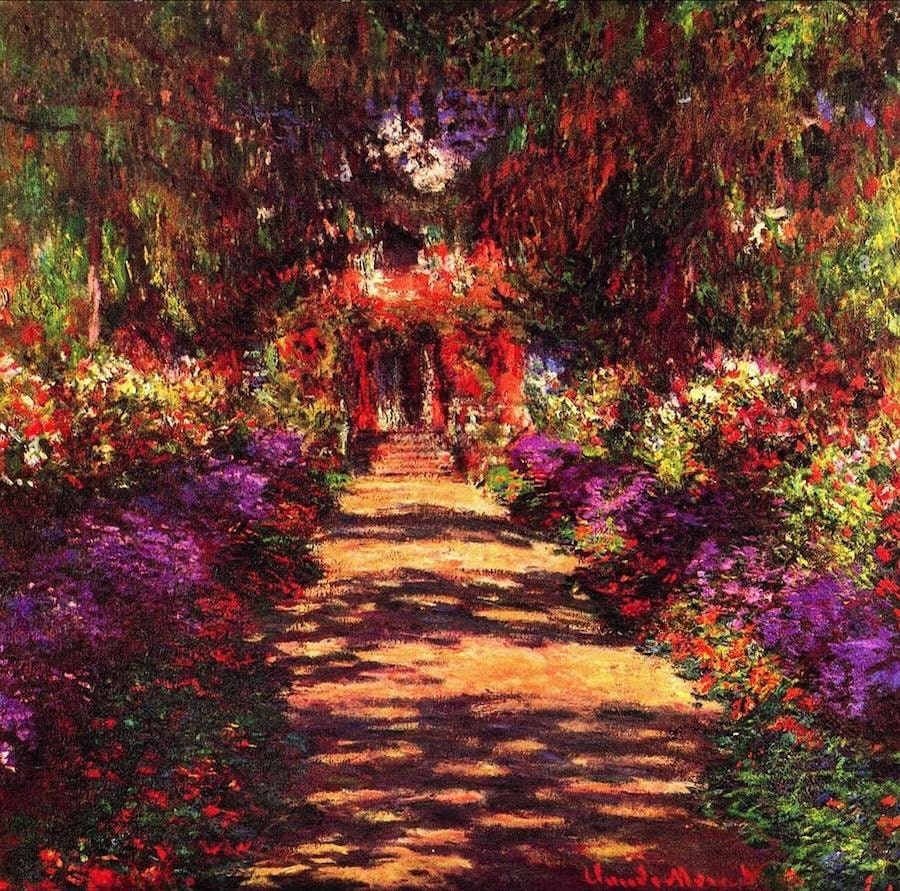 Garden Path At Giverny
