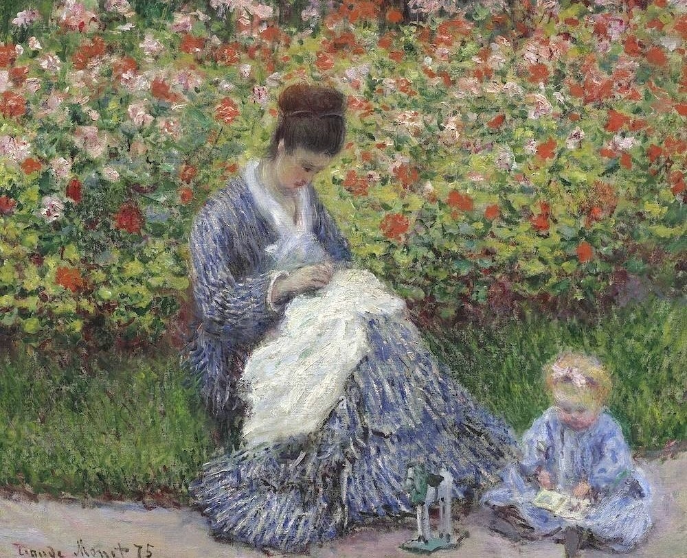 Madame Monet And Child
